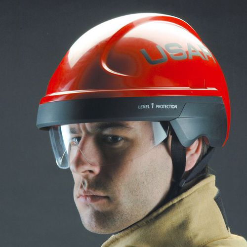 Casco para escalada - Cromwell ER1 series - helmets integrated - EN16473 / rojo / con gafas de protección