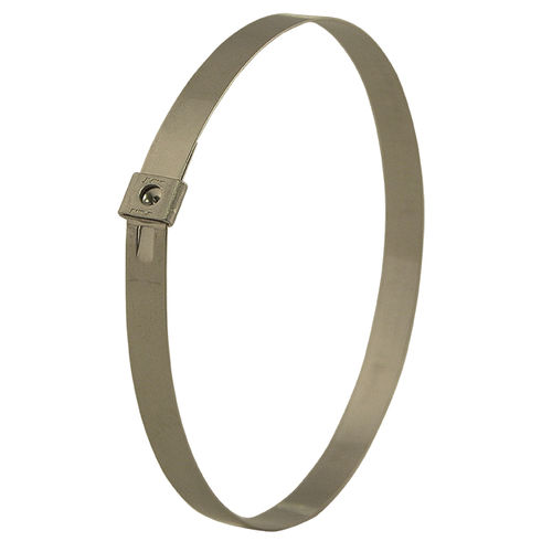 Sujetacables de acero inoxidable - TIE-LOK® - BAND-IT - de lengüeta / sin dentado