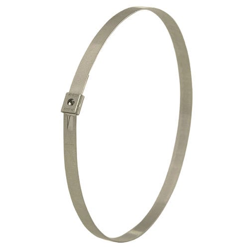 Sujetacables de acero inoxidable - MINI TIE-LOK® - BAND-IT - de lengüeta / sin dentado
