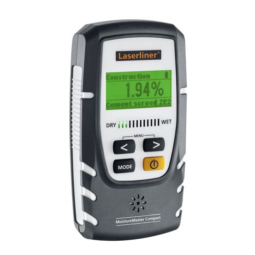 Aparato de medición de humedad - MoistureMaster Compact Plus - Laserliner - digital / portátil / compacto