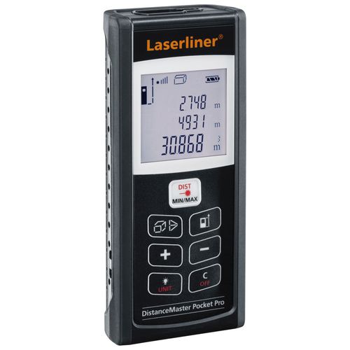 Telémetro láser - DistanceMaster Pocket Pro - Laserliner - portátil / con cálculo automático del volumen