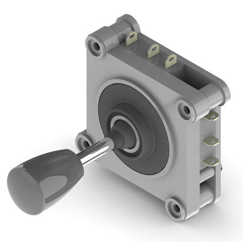 Joystick compacto - V4, V3 - Pinted Motor Works - para mando a distancia / para tecnología de asistencia / para aplicaciones de videovigilancia
