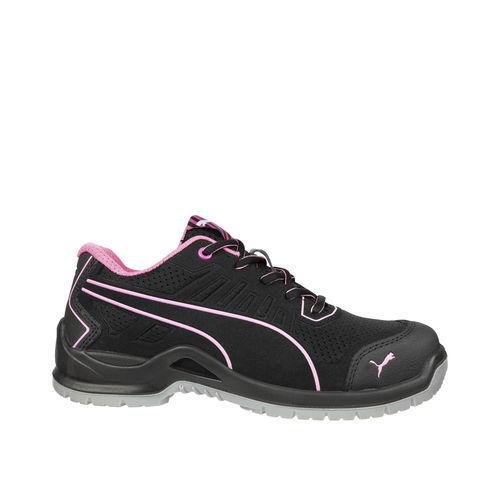 Calzado de seguridad antideslizante - FUSE TC PINK WNS LOW - PUMA SAFETY SHOES - antiperforación / ESD / de microfibra