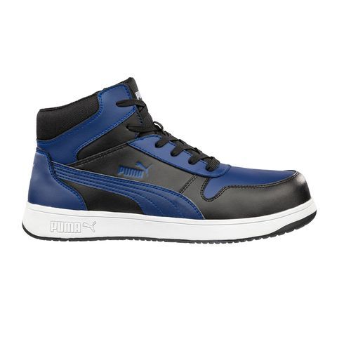 Calzado de seguridad para la agricultura - FRONTCOURT BLUE/BLK MID - PUMA SAFETY SHOES - para obra / antideslizante / antiperforación