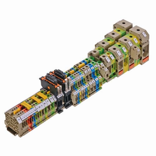Bloque de conexión en riel-DIN - SRK - CONTA-CLIP Verbindungstechnik GmbH - con tornillo
