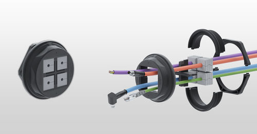 Pasacables de TPE - KDS-R series - CONTA-CLIP Verbindungstechnik GmbH - de poliamida / IP66 / antitracción