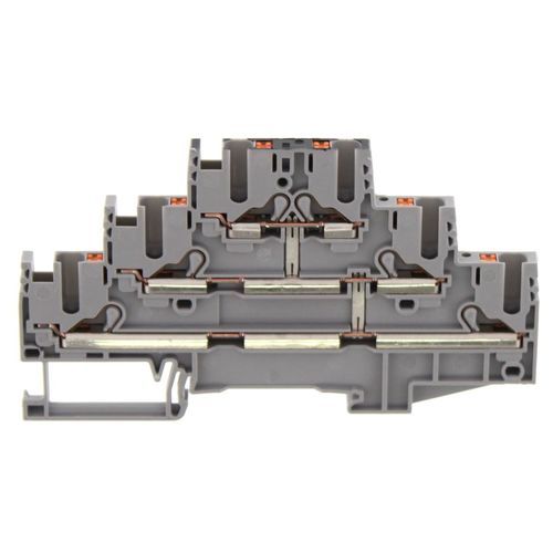 Bloque de conexión enchufable - PIKD 2,5/SV GR - CONTA-CLIP Verbindungstechnik GmbH - push-in / de potencia