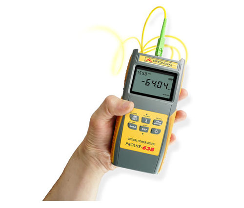 Dispositivo de medición de potencia contador eléctrico - PROLITE-63B - PROMAX ELECTRONICA - óptico / digital / portátil