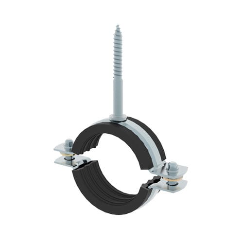 Abrazadera para tubo de tornillo - IKIT series - INKA FIXING SYSTEMS - de plástico / de acero galvanizado / con junta
