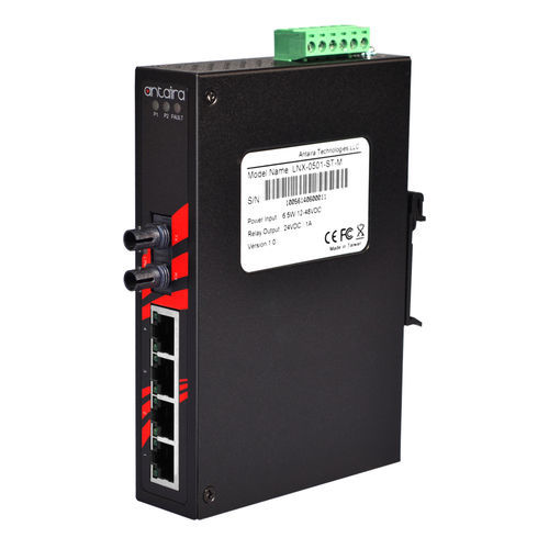 Conmutador Ethernet no administrable - LNX-0501-ST-S3-T - Antaira Technologies - 5 puertos / en riel DIN / montaje en pared