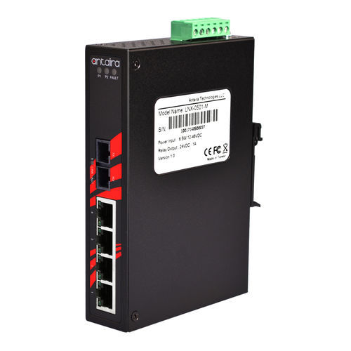 Conmutador Ethernet no administrable - LNX-0501-S3 - Antaira Technologies - 5 puertos / en riel DIN / montaje en pared