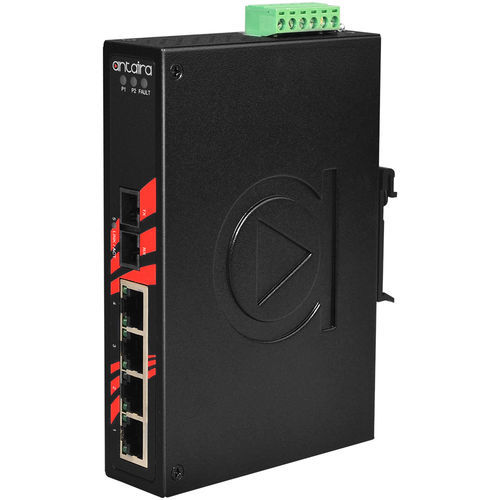 Conmutador Ethernet no administrable - LNX-0501-S3-T - Antaira Technologies - 5 puertos / en riel DIN / de pared