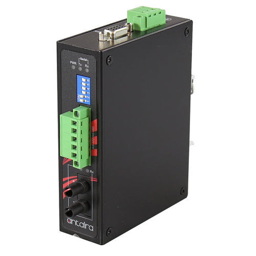 Convertidor de medios - STF-401C-TM02-T  - Antaira Technologies - de temperatura / en serie / de fibras ópticas