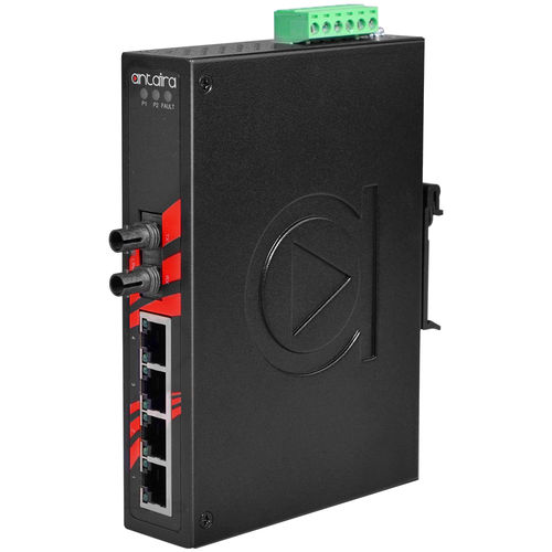 Conmutador Ethernet no administrable - LNX-0501-ST-S3 - Antaira Technologies - 5 puertos / en riel DIN / de pared