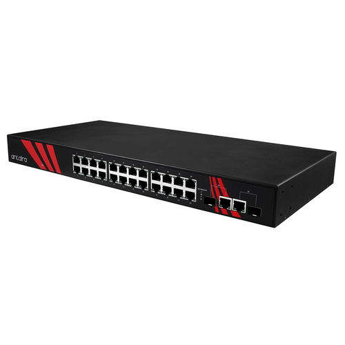 Conmutador Ethernet no administrable - LNX-2602G-SFP-T - Antaira Technologies - 26 puertos / Gigabit Ethernet / estándar