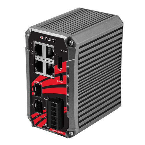 Conmutador Ethernet administrable - LMX-C602G-SFP-V2 - Antaira Technologies - 6 puertos / de nivel 3 / Gigabit Ethernet