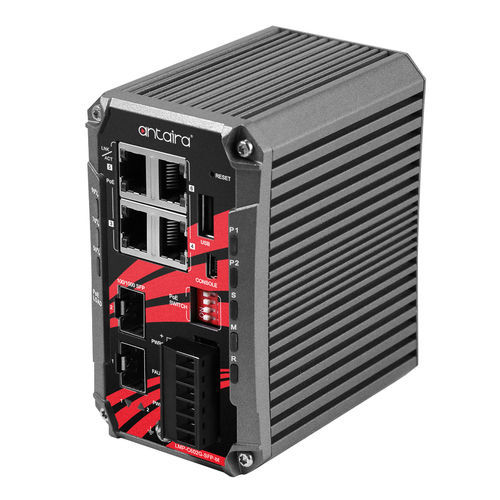 Conmutador Ethernet administrable - LMP-C602G-SFP-bt-V2 - Antaira Technologies - 6 puertos / de nivel 3 / Gigabit Ethernet