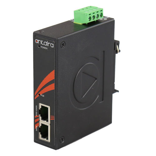 Inyector PoE IEEE 802.3at - INJ-0200G-60-24-T - Antaira Technologies - IEEE 802.3bt / IEEE 802.3af / en riel DIN