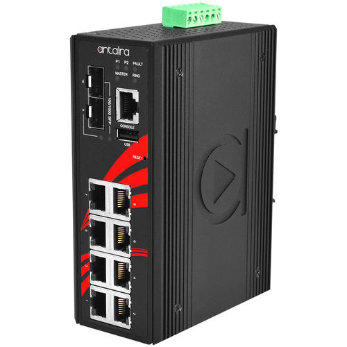 Conmutador Ethernet administrable - LMP-1002G-SFP-24-T - Antaira Technologies - 10 puertos / de nivel 2 / Gigabit Ethernet