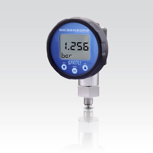 Manómetro diferencial - BAROLI 02 - BD|SENSORS GmbH - con pantalla LCD / de acero inoxidable / electrónico