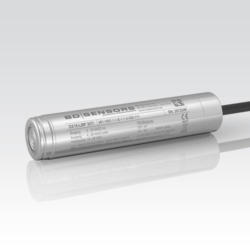 Sensor de nivel hidrostático - LMP 307i - BD|SENSORS GmbH - para agua / para carburante / para aceite