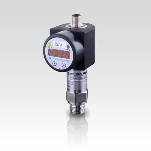 Presostato-vacuostato electrónico - DS 201 P - BD|SENSORS GmbH - para líquido y gas / de acero inoxidable / IP65