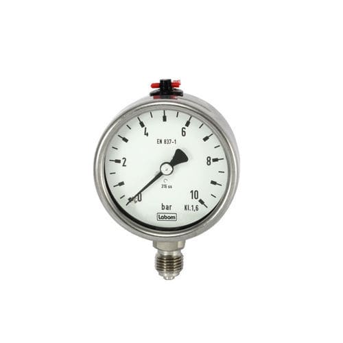 Manómetro diferencial - BA4 series - LABOM Mess- und Regeltechnik GmbH - analógico / roscado / de acero inoxidable