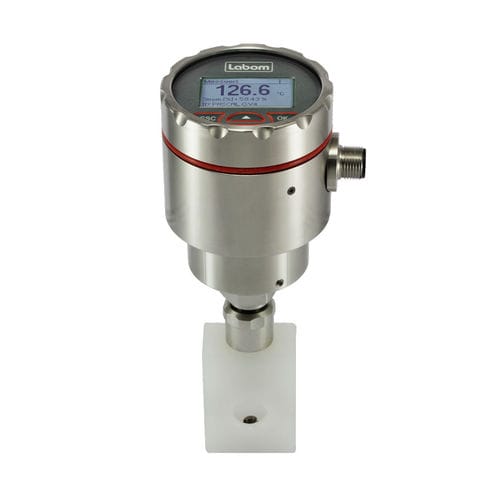 Transmisor de temperatura montaje en pared - GV4 Clamp-on - LABOM Mess- und Regeltechnik GmbH - Pt100 / digital / para tuberías