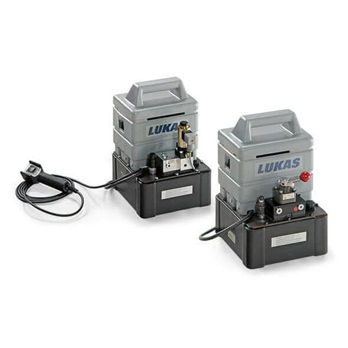Grupo hidráulico con motor eléctrico - PO 4 series - LUKAS Hydraulik GmbH - de alta presión / para aplicaciones móviles / compacto