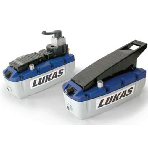 Bomba hidráulica accionada por aire - AHP series - LUKAS Hydraulik GmbH - con pedal / de alto flujo / de simple efecto