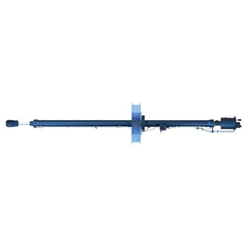 Cilindro hidráulico - Montanhydraulik - compacto / con brida / con sensor de posición integrado