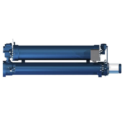 Cilindro con acumulador - Montanhydraulik - hidráulico / de vástago / con sensor de posición integrado