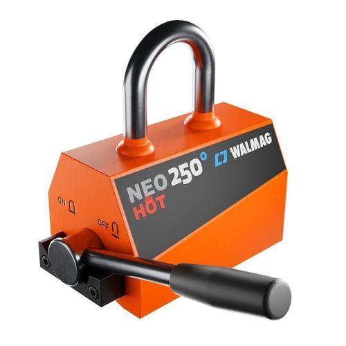 Imán de elevación permanente de neodimio - NEO HOT  - WALMAG MAGNETICS - de conmutación manual / de manipulación / para acero caliente