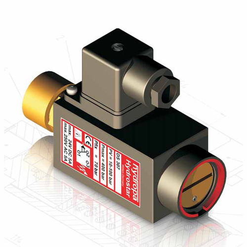 Presostato de pistón - DS-307 / 302 series - Hydropa - para aceite