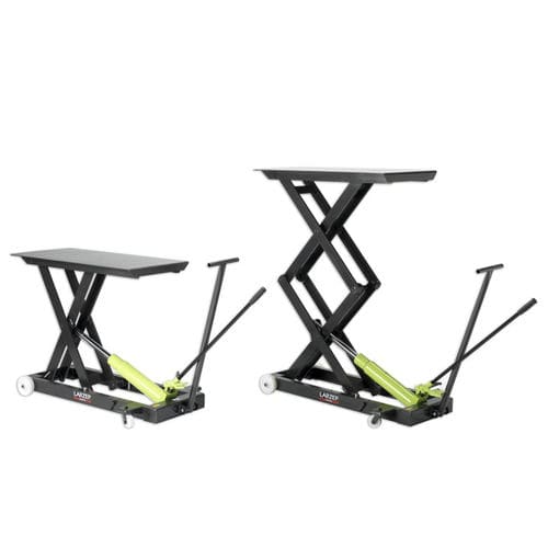 Mesa elevadora de tijera - F series - Larzep - manual / estacionaria