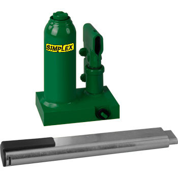 Gato tipo botella - HJ2B series - SIMPLEX - hidráulico / 2 toneladas / de acero
