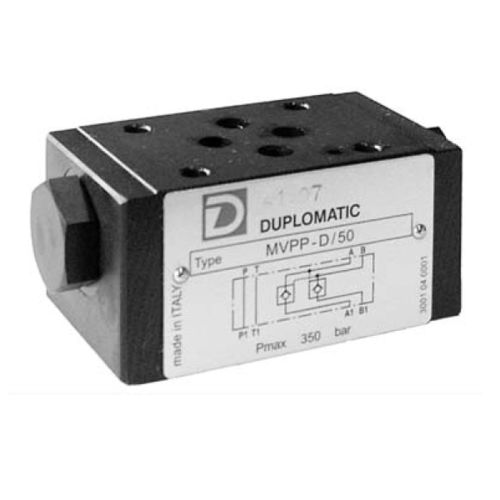 Válvula de retención de control asistido - MVPP series - Duplomatic Oleodinamica - compacta / de muelle