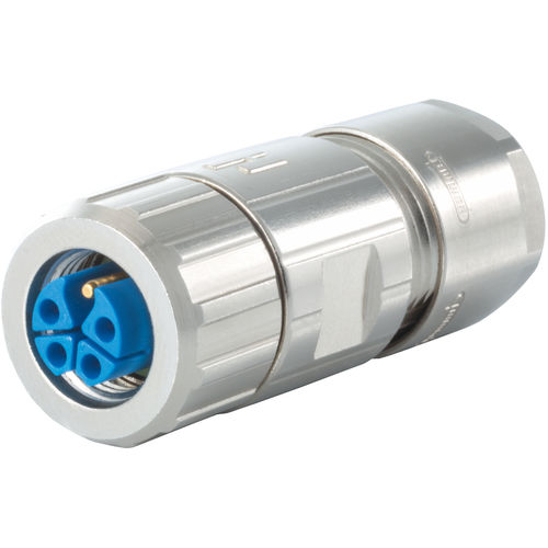 Conector de cables - A712-7 series - HUMMEL - de alimentación eléctrica / circular / con dispositivo de bloqueo mediante tornillo