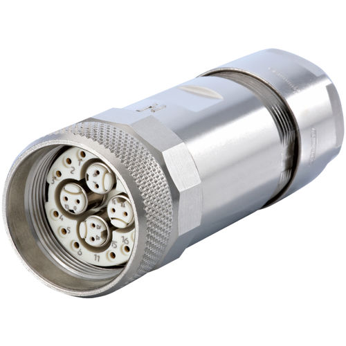Conector para cable - 7.108.600.000 - HUMMEL - de datos / Ethernet / circular