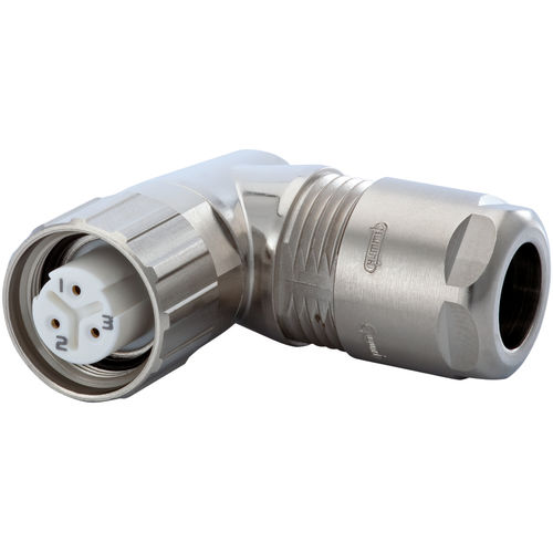Conector para cable - 7.831 series  - HUMMEL - de datos / DIN / en ángulo recto