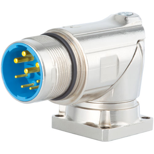 Conector híbrido - 7.639.100.000 - HUMMEL - circular / enchufable / con brida