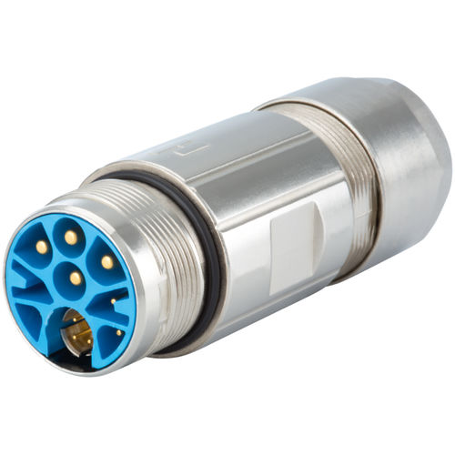 Conector híbrido - 7.560 series - HUMMEL - DIN / circular / de engaste