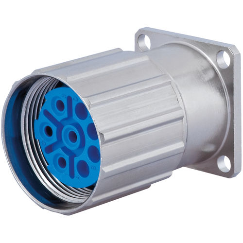 Conector híbrido - 7.641.000.000 - HUMMEL - circular / enchufable / con brida