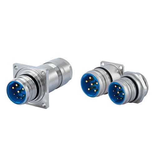 Conector de paneles - 7.6 series - HUMMEL - de alimentación eléctrica / en ángulo recto / M23