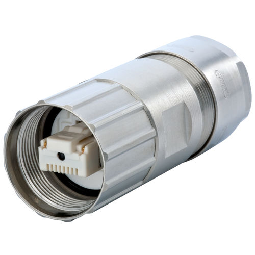 Conector para cable eléctrico - 7R10400000 - HUMMEL - de datos / RJ45 / circular