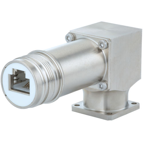 Conector de datos - 7R43108000 - HUMMEL - RJ45 / en ángulo recto / circular