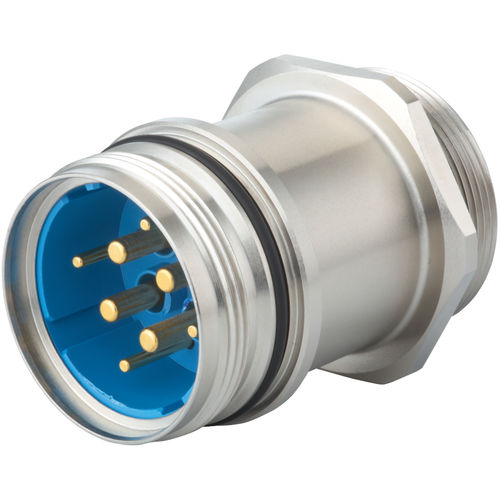 Conector de alimentación eléctrica - 7.742.043.000 - HUMMEL - circular / de engaste / enchufable