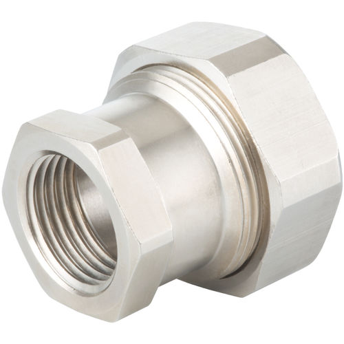 Adaptador hidráulico para tubos - 2 356 series - HUMMEL - roscado / de latón niquelado