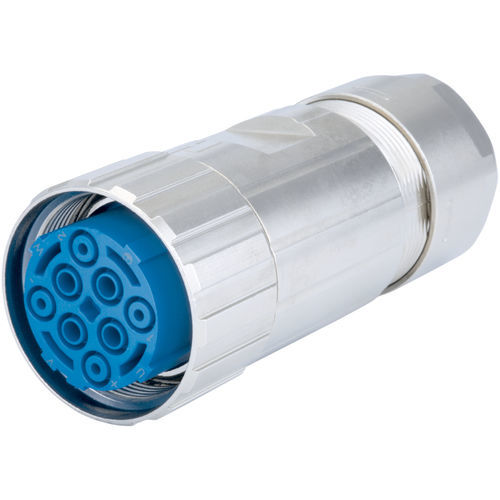 Conector para cable eléctrico - 7.71 series - HUMMEL - de alimentación eléctrica / enchufe / con dispositivo de bloqueo mediante tornillo