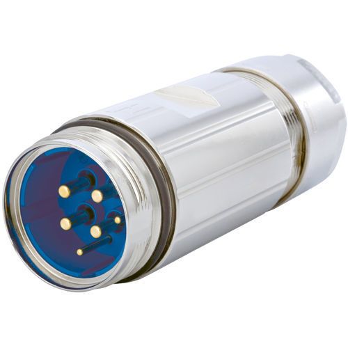 Conector de alimentación eléctrica - 7.720 series - HUMMEL - recto / circular / de engaste